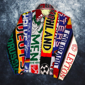 Vintage Football Scarf Jacket | XL
