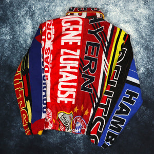 Vintage Football Scarf Jacket | XL