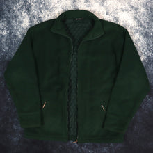 Load image into Gallery viewer, Vintage Forest Green Fleece Jacket | Large
