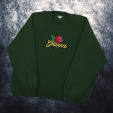 Load image into Gallery viewer, Vintage 90s Forest Green Grandma Sweatshirt | XL
