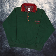 Load image into Gallery viewer, Vintage Forest Green North Western Collared Sweatshirt | Medium
