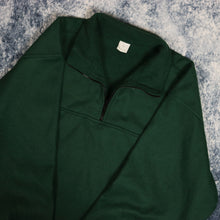 Load image into Gallery viewer, Vintage Forest Green 1/4 Zip Fleece
