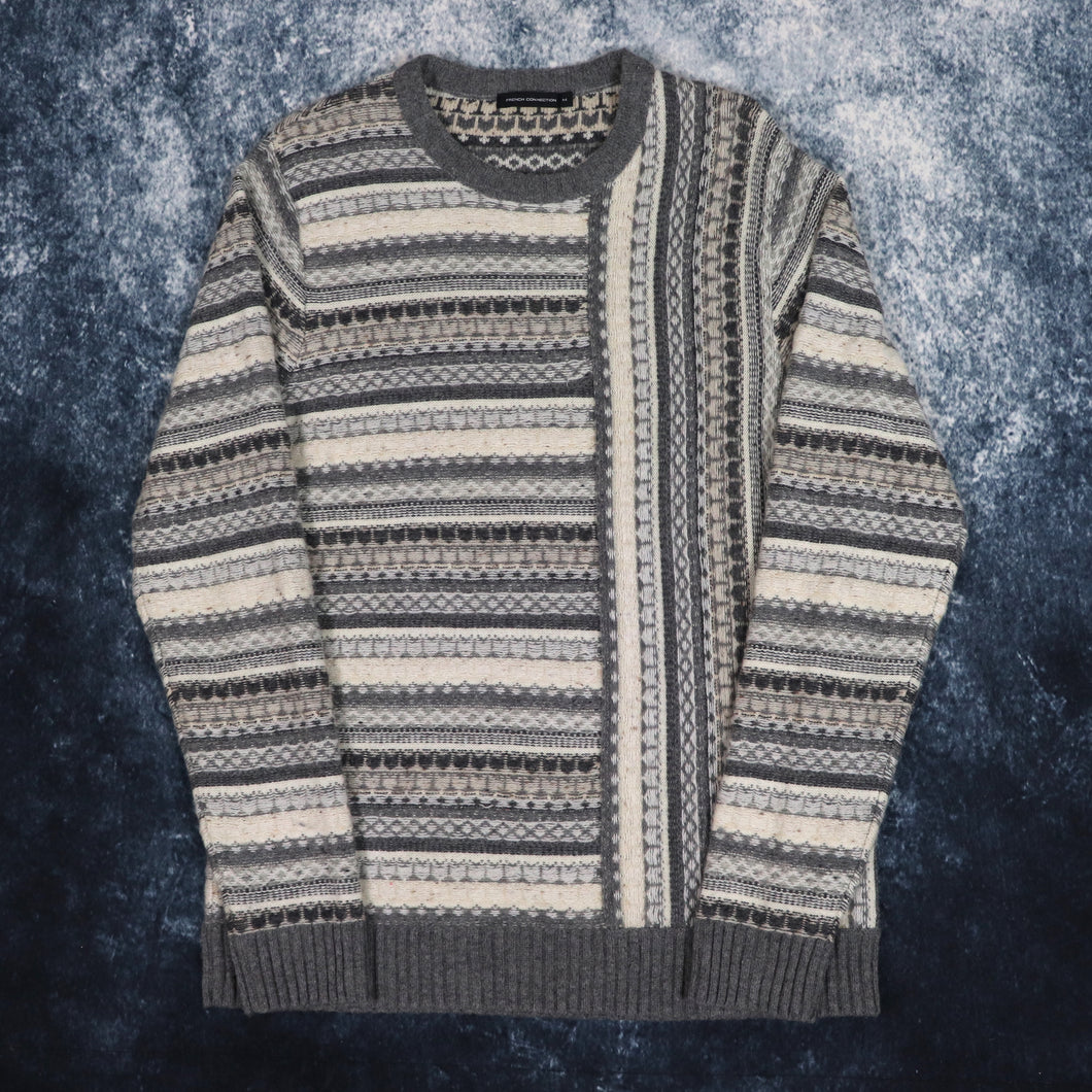 Vintage French Connection Grandad Jumper | Large