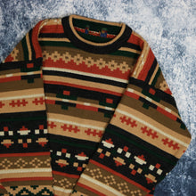 Load image into Gallery viewer, Vintage Geometric Grandad Jumper
