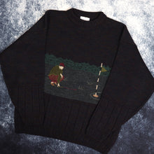 Load image into Gallery viewer, Vintage Golf Embroidered Grandad Jumper | Small

