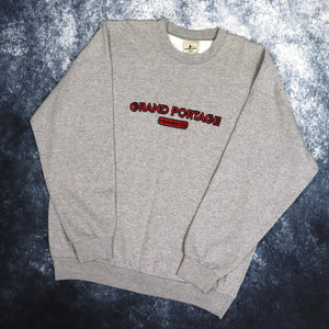 Vintage Grey Grand Portage Minnesota Sweatshirt | Large