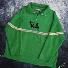 Load image into Gallery viewer, Vintage Green 1/4 Zip Fleece Sweatshirt
