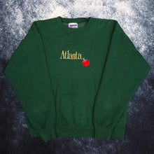 Load image into Gallery viewer, Vintage Green Atlanta Spell Out Sweatshirt | Medium
