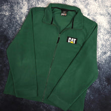 Load image into Gallery viewer, Vintage Green CAT Fleece Jacket | XL
