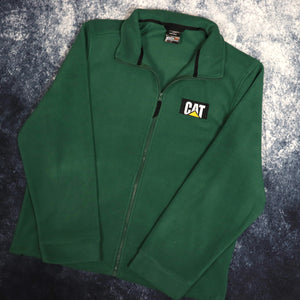 Vintage Green CAT Fleece Jacket | XL