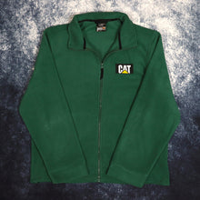 Load image into Gallery viewer, Vintage Green CAT Fleece Jacket | XL
