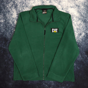 Vintage Green CAT Fleece Jacket | XL