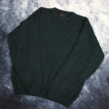 Load image into Gallery viewer, Vintage Green First Class Grandad Jumper
