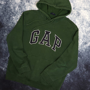 Vintage Green GAP Spell Out Hoodie | Small