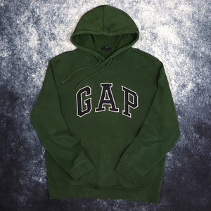 Vintage Green GAP Spell Out Hoodie | Small