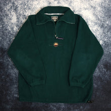 Load image into Gallery viewer, Vintage 90&#39;s Green Newwood 1/4 Zip Fleece Sweatshirt
