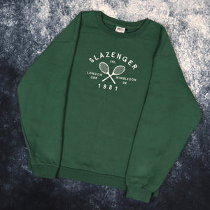 Vintage Green Slazenger Wimbledon Sweatshirt | Small