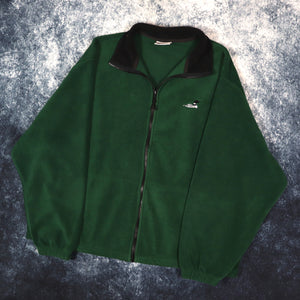 Vintage Green Timberline Duck Embroidered Fleece Jacket | XL
