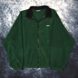 Vintage Green Timberline Duck Embroidered Fleece Jacket | XL