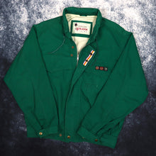 Load image into Gallery viewer, Vintage 90s Green World Strato&#39;s Harrington Jacket | Medium
