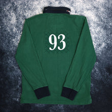 Load image into Gallery viewer, Vintage Green &amp; Navy Crew Rugby Sweatshirt | Medium
