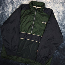 Load image into Gallery viewer, Vintage Green &amp; Navy Reebok Half Zip Windbreaker Jacket
