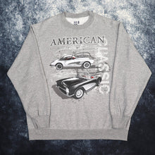 Load image into Gallery viewer, Vintage Grey American Classic Sports Car Sweatshirt | Large
