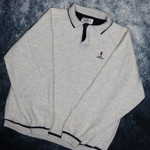 Vintage Grey Cape Cod Polo Sweatshirt