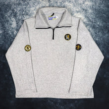 Load image into Gallery viewer, Vintage Grey Chelsea FC 1/4 Zip Fleece Sweatshirt | XXL
