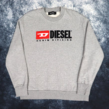 Load image into Gallery viewer, Vintage Grey Diesel Denim Division Sweatshirt | Medium
