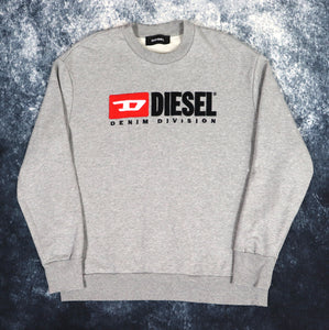 Vintage Grey Diesel Denim Division Sweatshirt | Medium
