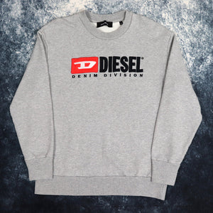 Vintage Grey Diesel Spell Out Sweatshirt | XS