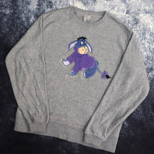 Load image into Gallery viewer, Vintage Grey Disney Eeyore Fleece Sweatshirt | Medium
