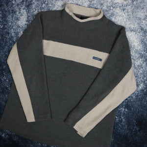 Vintage Grey Eisenegger High Neck Fleece Sweatshirt