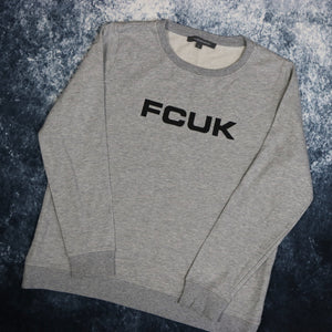 Vintage Grey FCUK Spell Out Sweatshirt