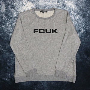 Vintage Grey FCUK Spell Out Sweatshirt