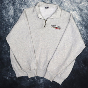 Vintage Grey Fastech Formula 1/4 Zip Sweatshirt | Large