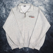 Load image into Gallery viewer, Vintage Grey Fastech Formula 1/4 Zip Sweatshirt | Large
