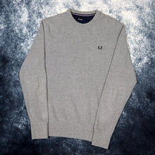 Load image into Gallery viewer, Vintage Grey Fred Perry Sweatshirt | Small
