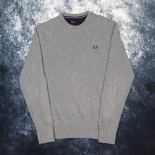 Load image into Gallery viewer, Vintage Grey Fred Perry Sweatshirt | Small
