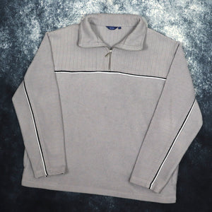 Vintage Grey Freeport 1/4 Zip Fleece Sweatshirt | XL