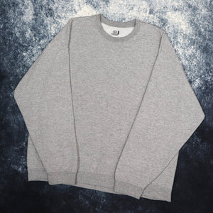 Vintage Grey Fruit Of The Loom Blank Sweatshirt | Large