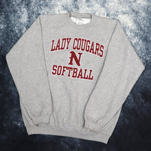 Load image into Gallery viewer, Vintage Grey Lady Cougars Softball Sweatshirt | Large
