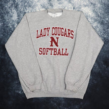 Load image into Gallery viewer, Vintage Grey Lady Cougars Softball Sweatshirt | Large
