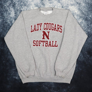 Vintage Grey Lady Cougars Softball Sweatshirt | Large