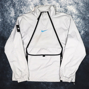 Vintage Grey Nike Air Half Zip Windbreaker Jacket | Large