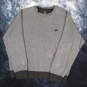 Vintage Grey Nike Sweatshirt | Large