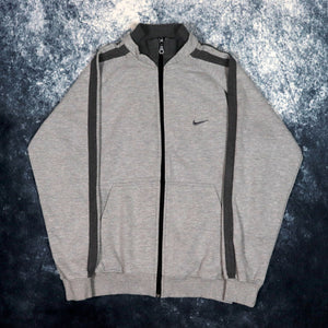 Vintage Grey Nike Zip Up Sweatshirt | XS