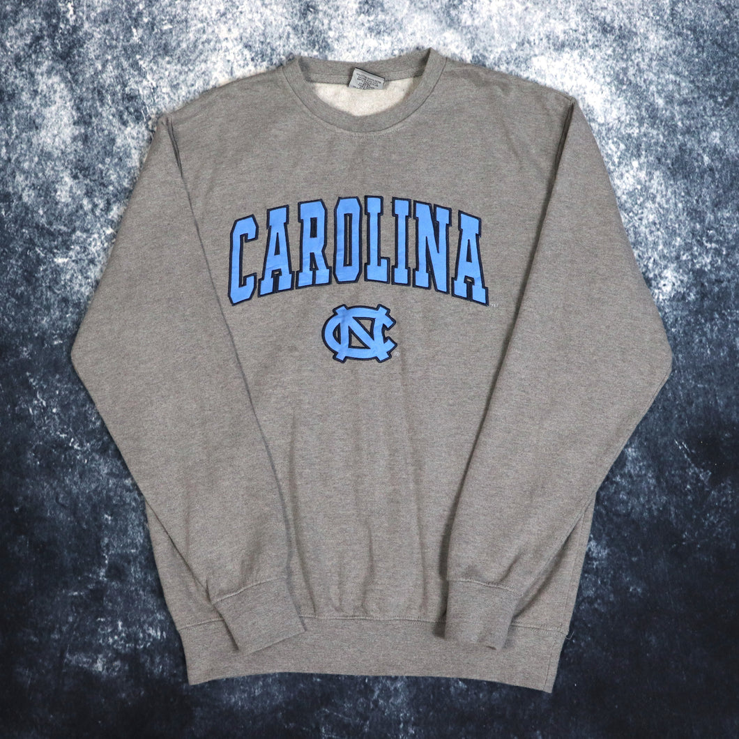 Vintage Grey North Carolina Tar Heels Sweatshirt | Medium