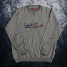 Load image into Gallery viewer, Vintage Grey Penn Sports Sweatshirt
